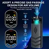 Breathalyzer with LCD Display and 5 Mouthpieces Portable Breath Alcohol Tester