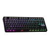 F87 Pro Mechanical Keyboard with Wireless Connector, 3 TKL Modes (Bluetooth/2.4GHz Wireless/Type-C) Gaming Keyboard, Hot Swappable, Side Printed PBT Keycaps (Black)