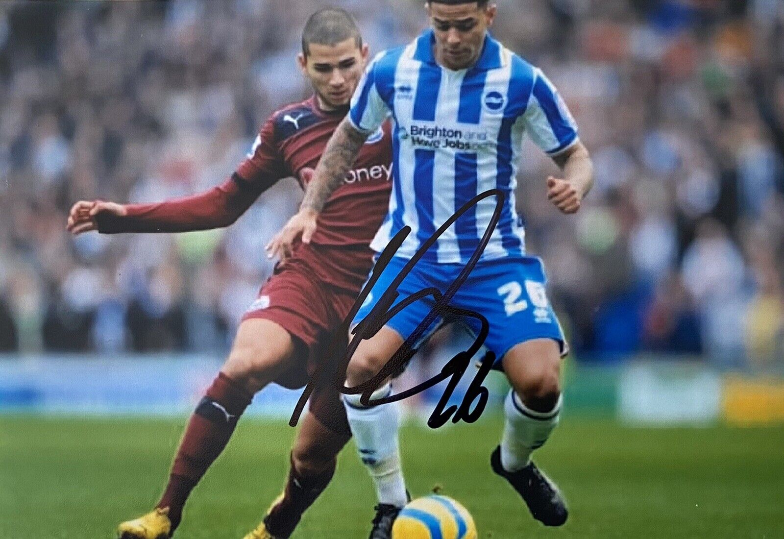 Liam Bridcutt Genuine Hand Signed Brighton & Hove Albion 6X4 Photo Poster painting