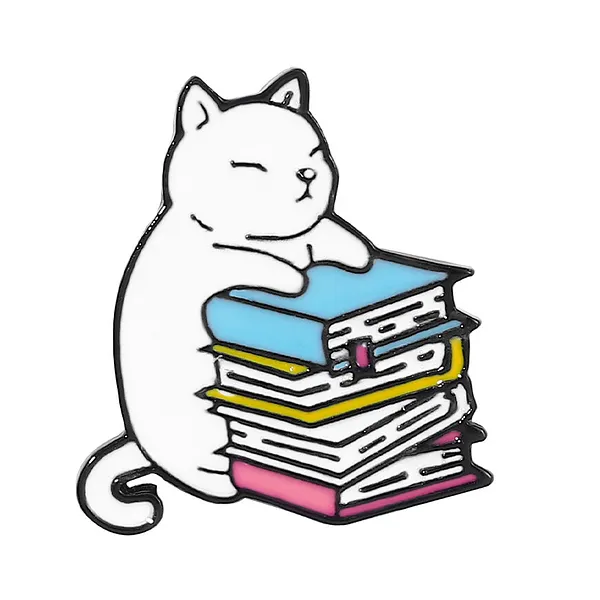 Foto del pin Gato Lector Soñador