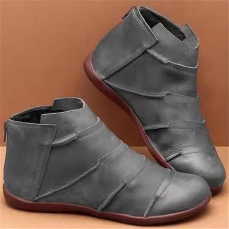 Round Head Waterproof Woman Boots