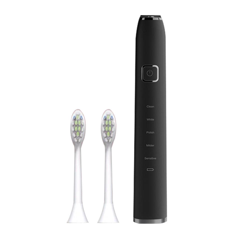 

2 in 1 Electric Toothbrush 5-speed Adjustment Cleansing Instrument (Black, 501 Original