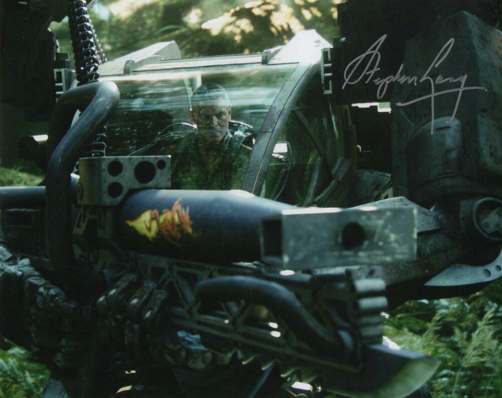 STEPHEN LANG SIGNED AUTOGRAPH 8X10 Photo Poster painting - AVATAR 'S COLONEL MILES QUARITCH