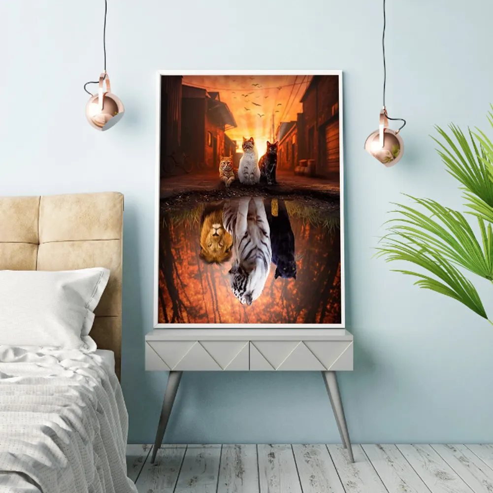 11ct Stamped Cross Stitch - Cats(50*40cm)
