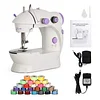 Mini Sewing Machine Electric Sewing Machine Portable Sewing Kit with Thread Dual Speed Double Thread