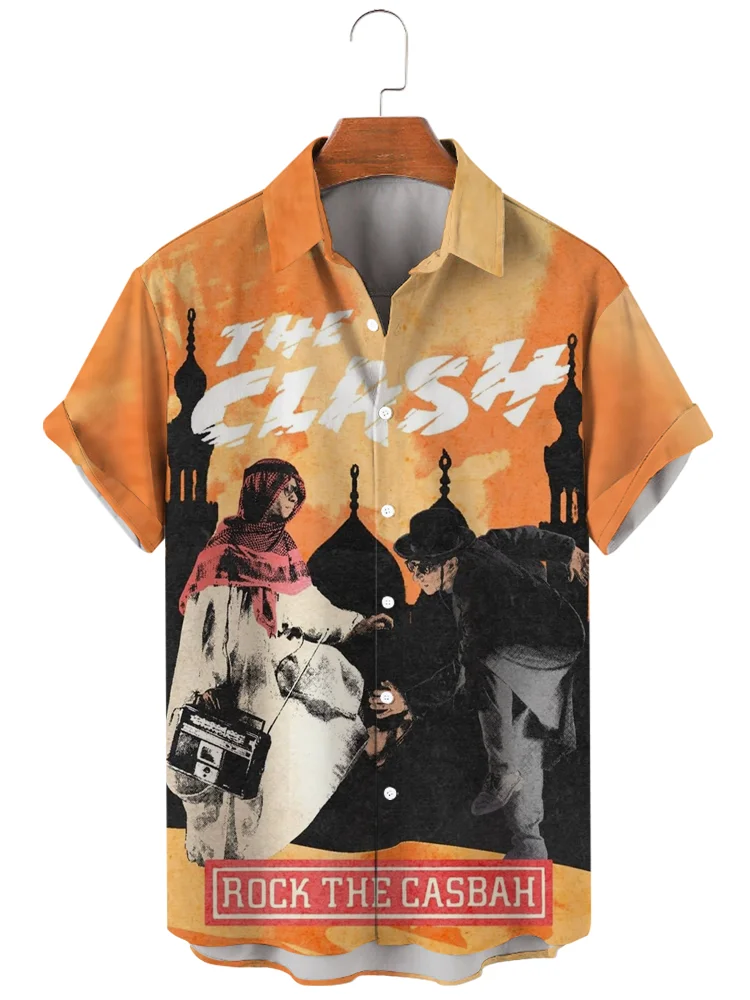 Teecade Teecade The Clash Art Print Shirt