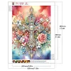 kit de peinture diamant&eacute;e partielle partielle &agrave; forme sp&eacute;ciale 5D magnifique croix 30x40cm