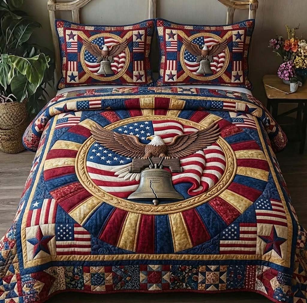 Liberty Legacy 3-Piece Quilted Bedding Set GFTOTG3686