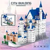 Block model of the world famous building Swan Lake Castle (11810 pieces/ 8233 pieces)