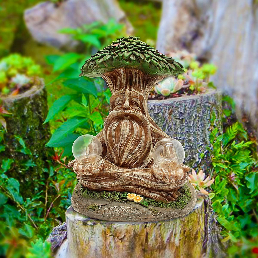 LED Resin Ornament Garden Decoration - vzzhome