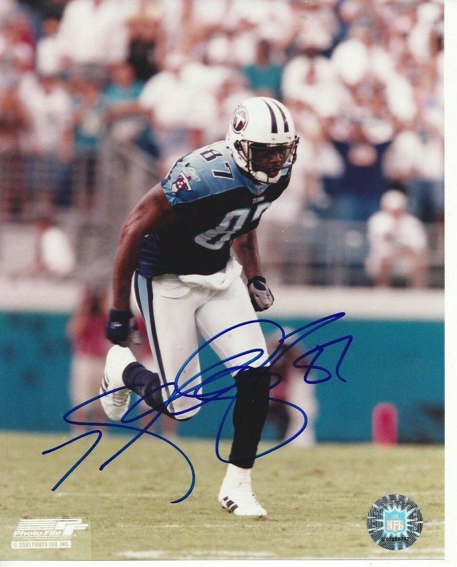 Kevin Dyson Autographed 8x10 Tennessee TitansC106