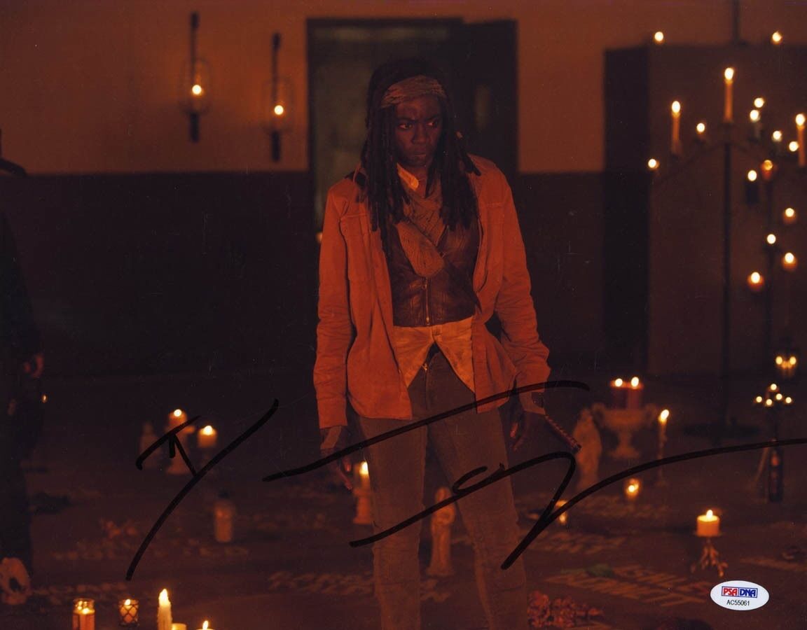 Danai Gurira SIGNED 11x14 Photo Poster painting Michonne The Walking Dead PSA/DNA AUTOGRAPHED