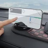 Tapis antidérapant multifonction pour voiture avec support de téléphone rotatif