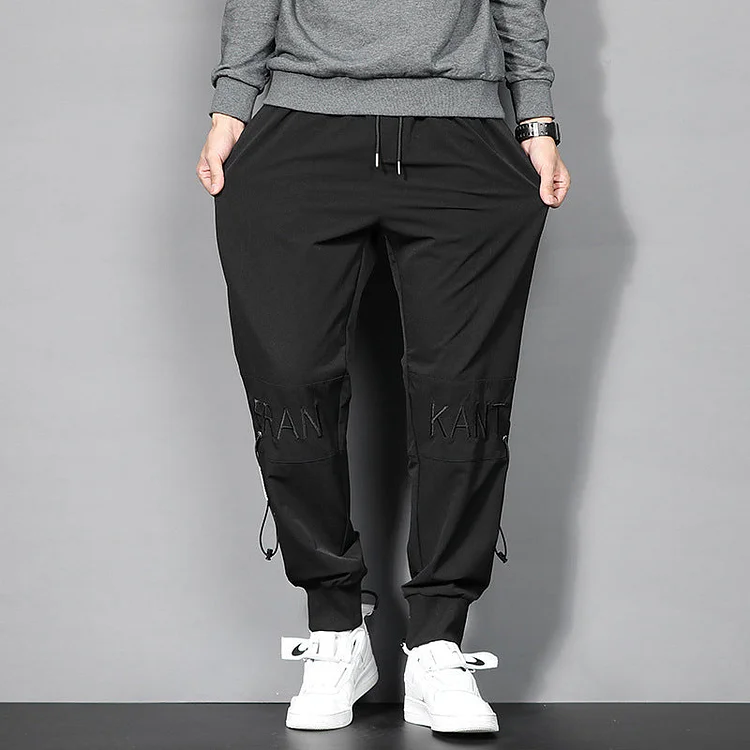Men plus Size Fall Pants Casual Trousers Winter plus Size Casual Pants Men