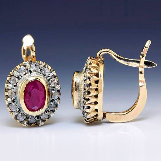 Exquisite Earrings Fashion Jewelry Filled jewelry Natural Diamond Gemstones Birthstone Bride Princess Wedding Engagement Earring
