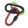 8cm Aluminum Carabiner D-Ring Key Chain Clip Camping Keyring Snap Hook Outdoor Travel Kit