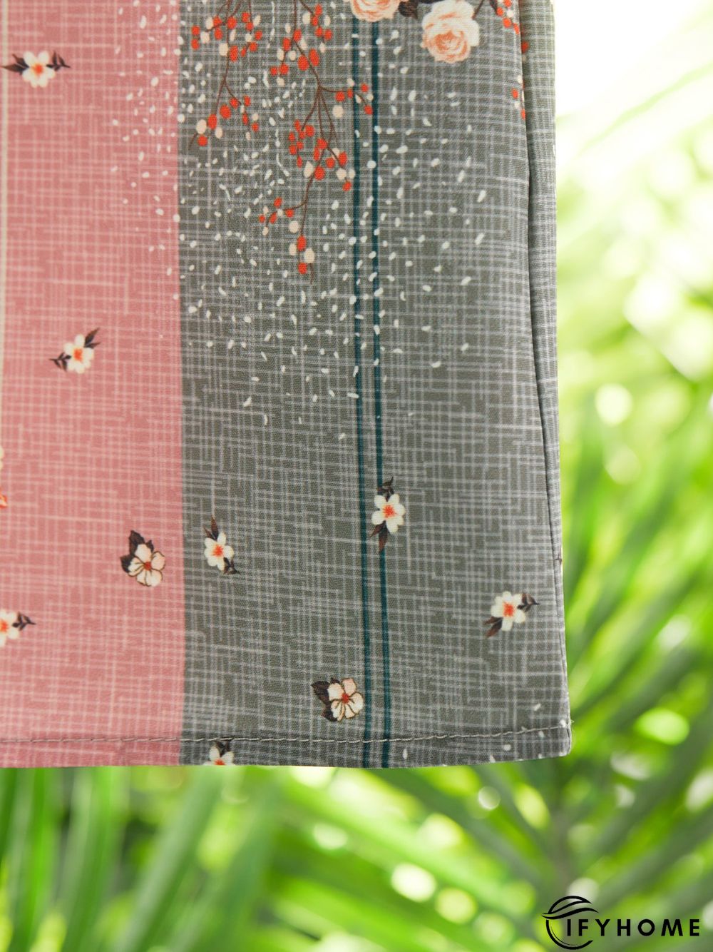 Casual Floral Three Quarter V Neck Printed Top | IFYHOME