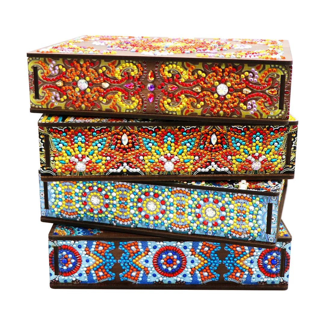 Diamond Painting Jewelry Storage Box DIY Special Shaped Drill Case