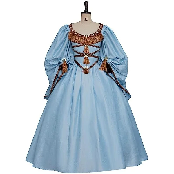 Donkey Skin Princess Costume Medieval Royal Costume Womens Fancy Ball Gown Dress