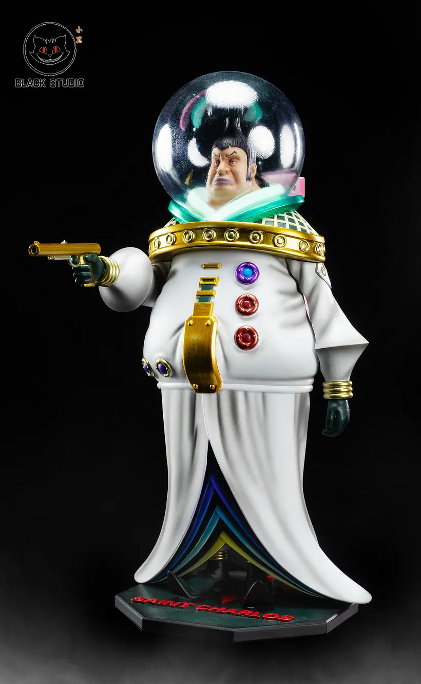 PRE-ORDER Black studio One Piece Celestial Dragons Statue(GK)