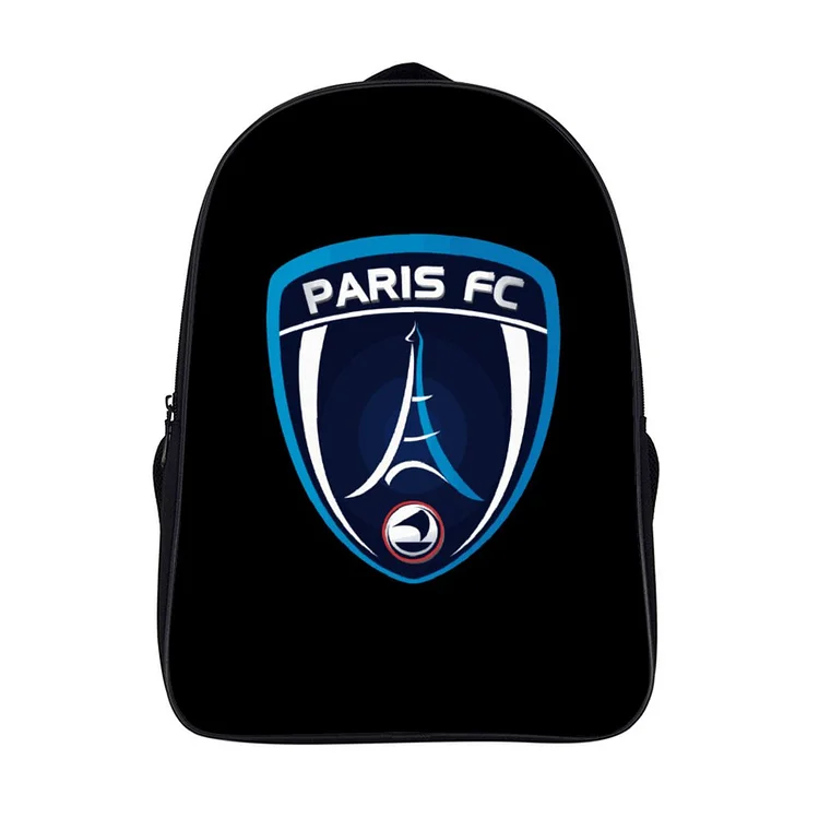 Paris FC Sac À Dos Pour Ordinateur Portable À Deux Compartiments Sac À Dos Pour Étudiants De L'université