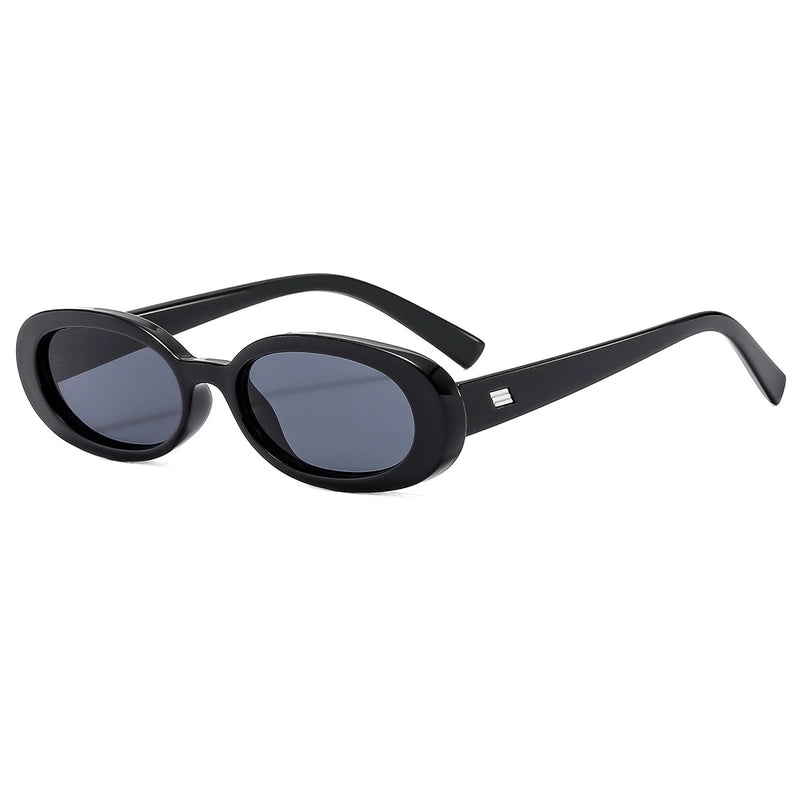 Vacation Classic Style Streetwear Geometric Pc Oval Frame Full Frame Glasses