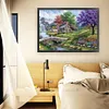 Kasuga Hut-11CT Stamped Cross Stitch 60*45cm/23.62*17.72in(Big Size) tapestrymarket