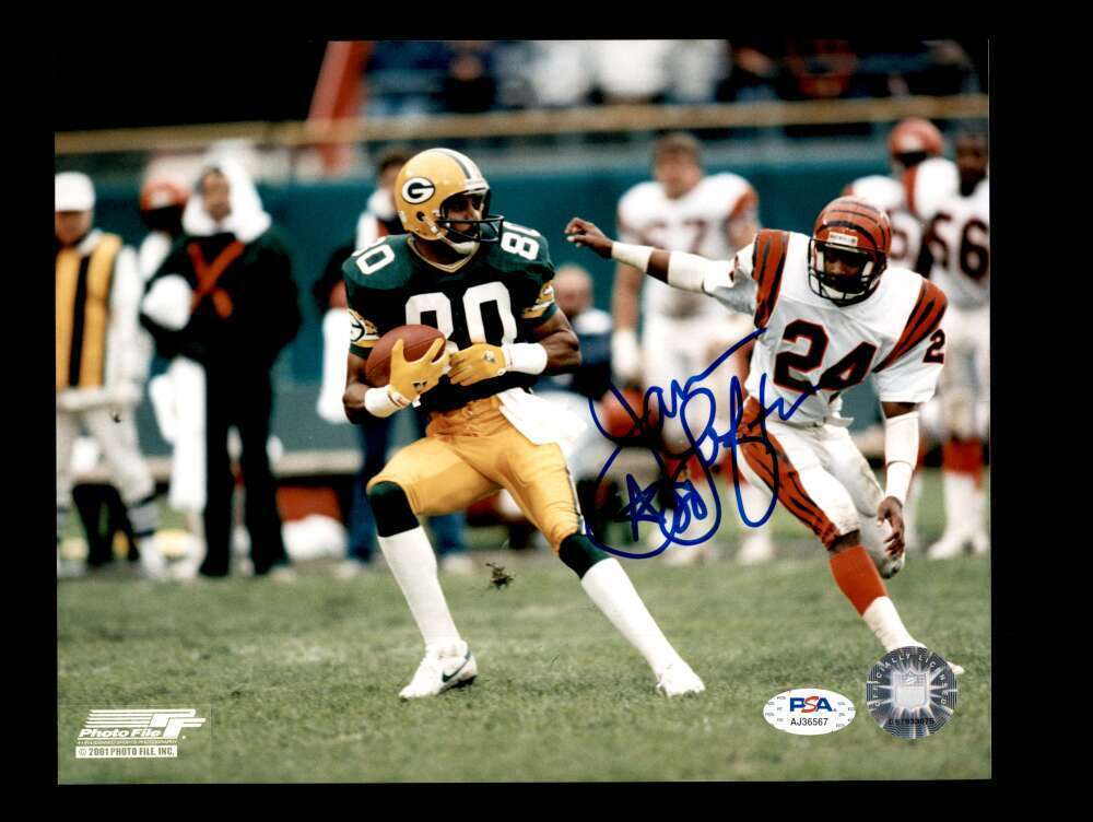 James Lofton PSA DNA Coa Autograph 8x10 Signed Photo Poster painting Packers