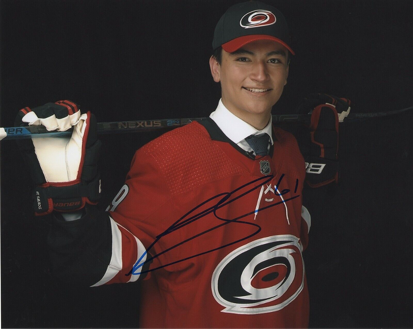 RYAN SUZUKI SIGNED AUTOGRAPH CAROLINA HURRICANES 8X10 Photo Poster painting EXACT PROOF #2