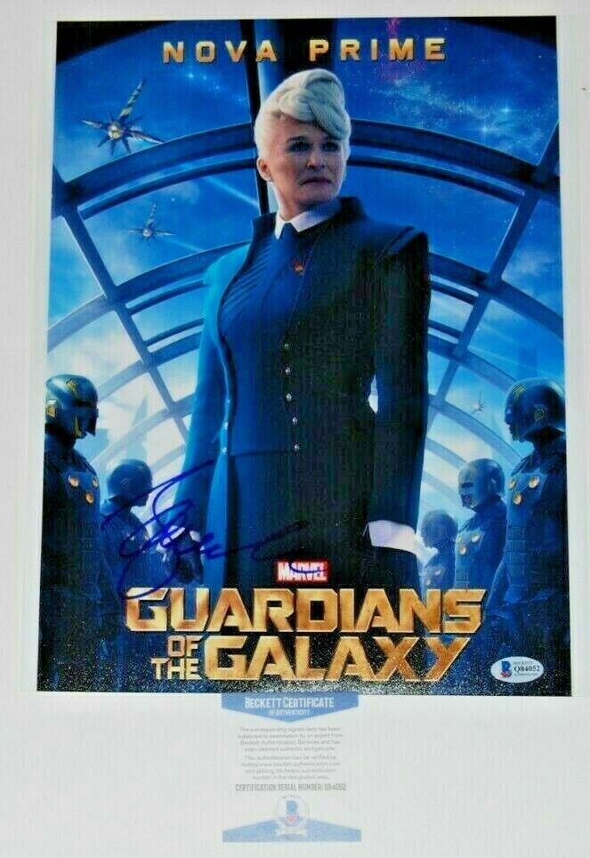 GLENN CLOSE signed (GUARDIANS OF THE GALAXY) 11X14 *Nova Prime* BECKETT BAS