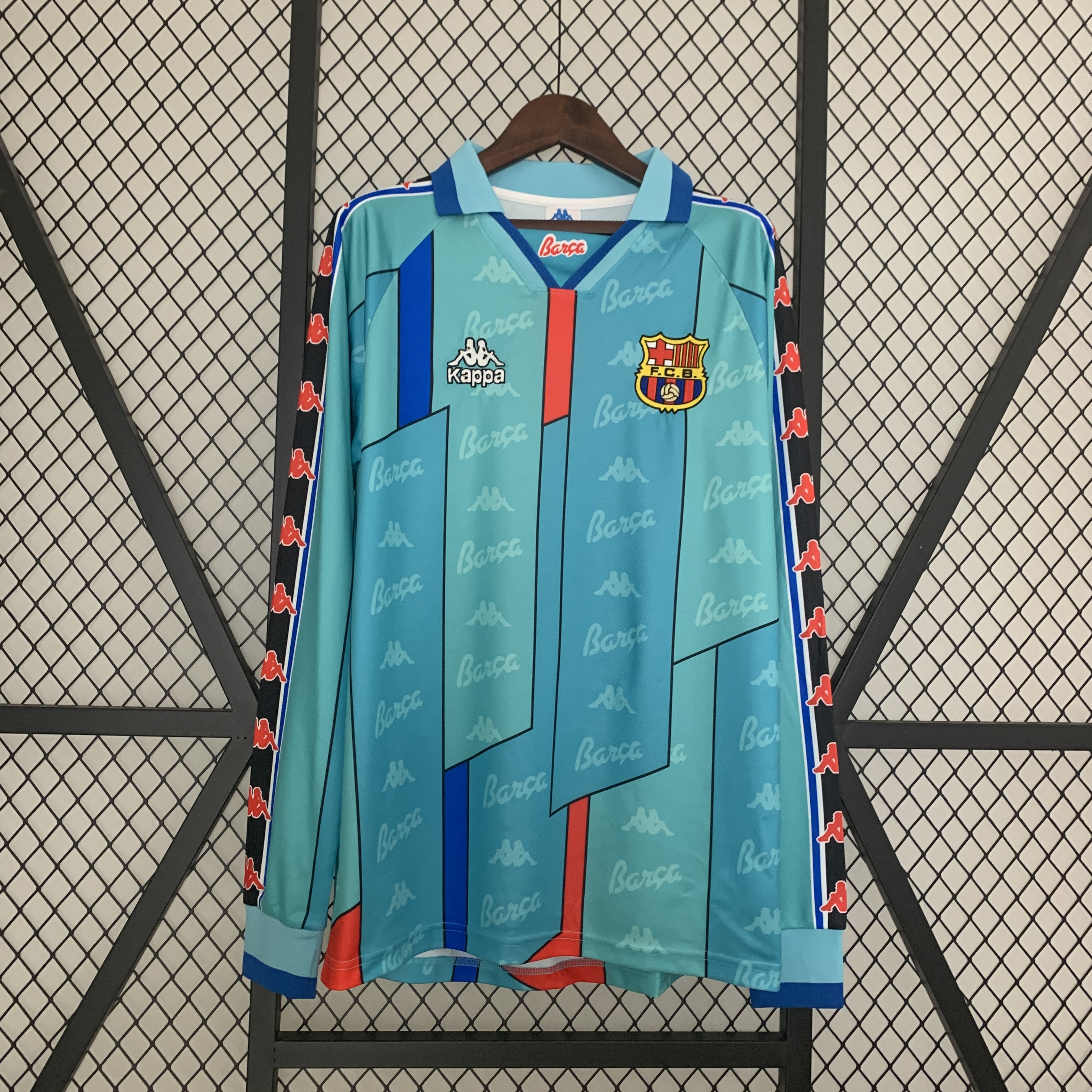 B.A.R.S.A Retro 96-97 Away Stadium Long Sleeve Jersey