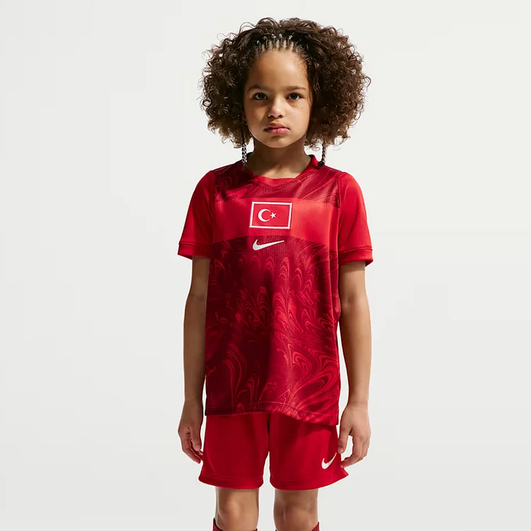Kids Turkey 2026 World Cup Home Jersey 1:1 Thai Quality
