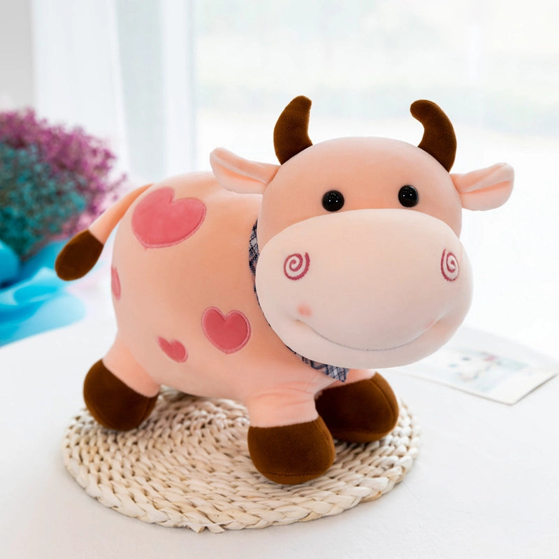 Creative New Niu Niu Xiaoke Doll Plush Toy Cute Calf Doll Children’s Birthday Gift Grab Doll