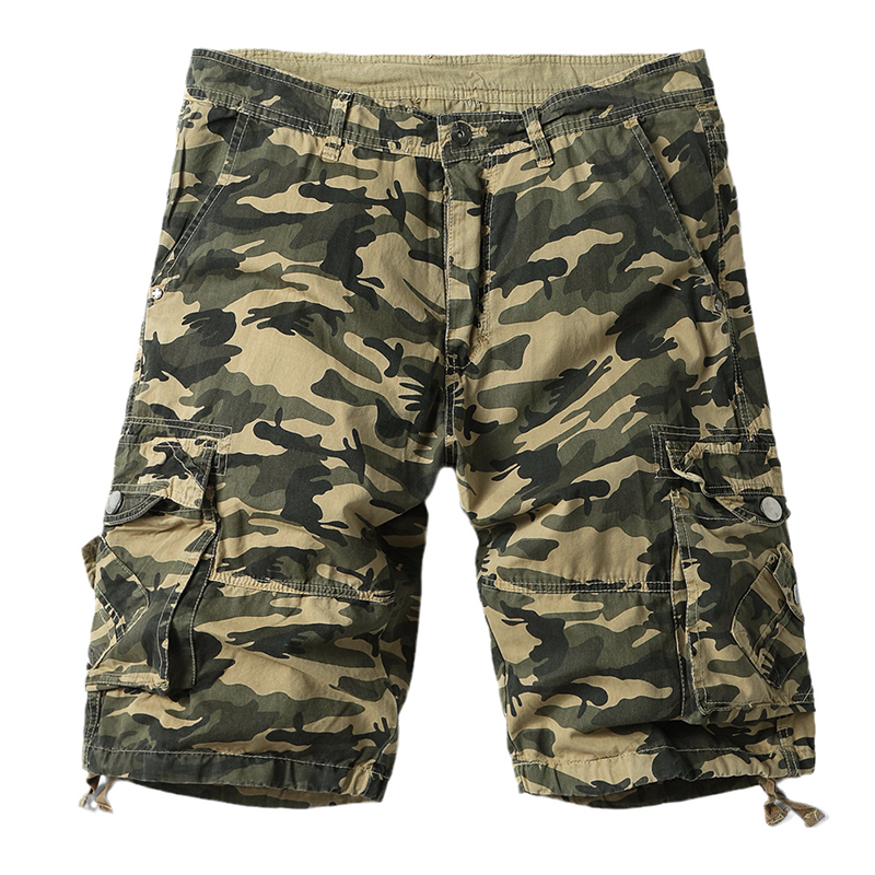 Men's Camo Outdoor Fashion  Cargo Shorts