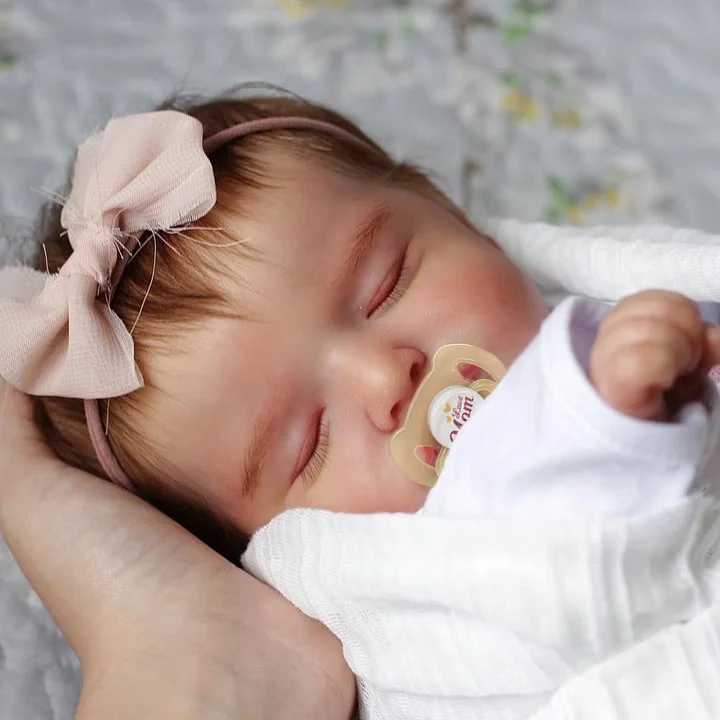 [3-7 Day Delivery]20" Realistic Reborn Baby Girl Dolls Becky, Newborn Doll Set with Clothes and Pacifier Rebornartdoll® RSAW-Rebornartdoll®