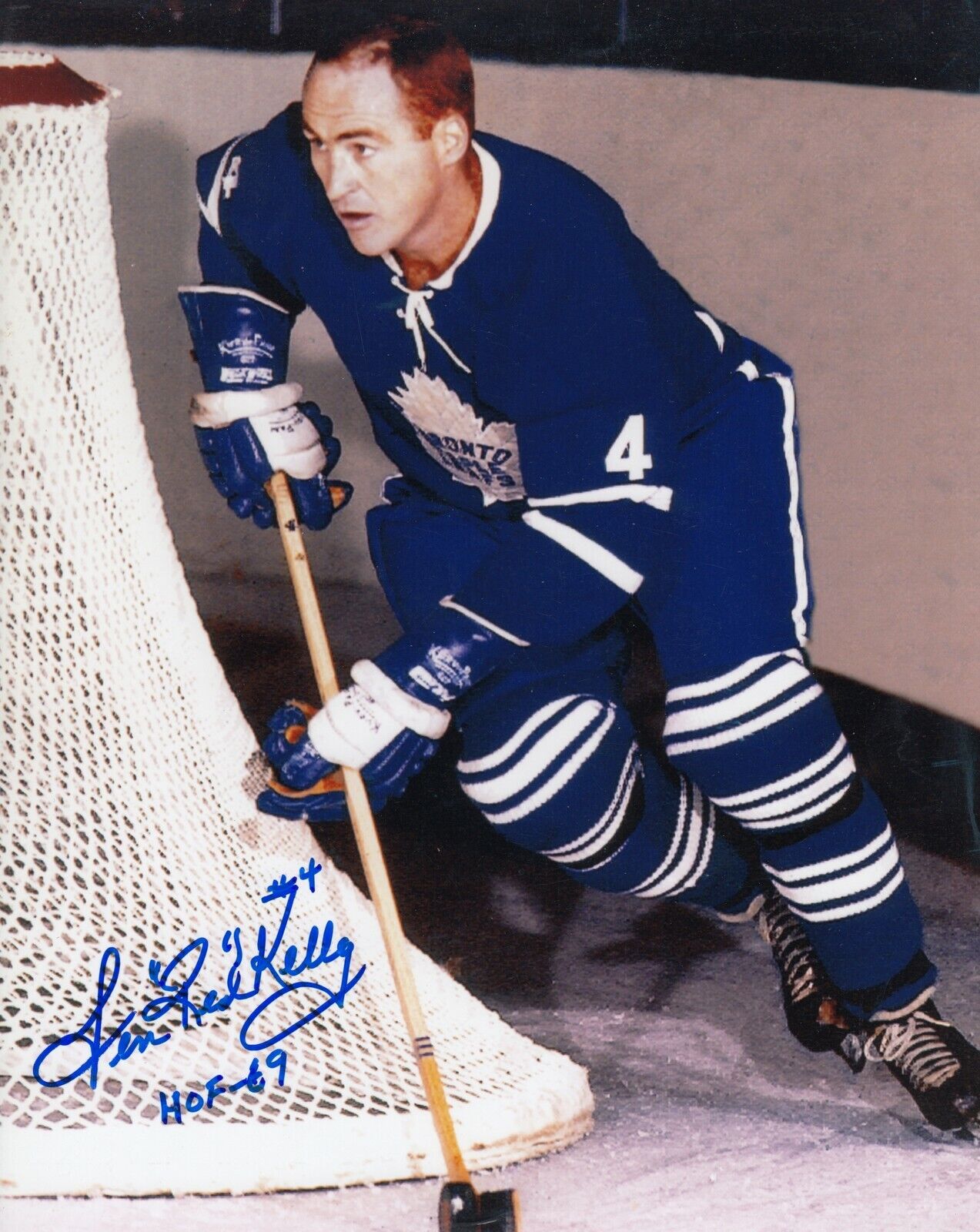 Red Kelly #10 8x10 Signed Photo Poster painting w/ COA Toronto Maple Leafs