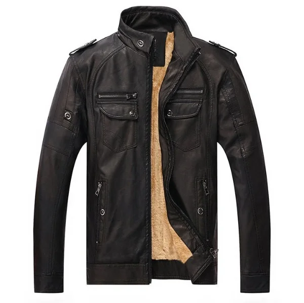 Fleece Biker Jacket