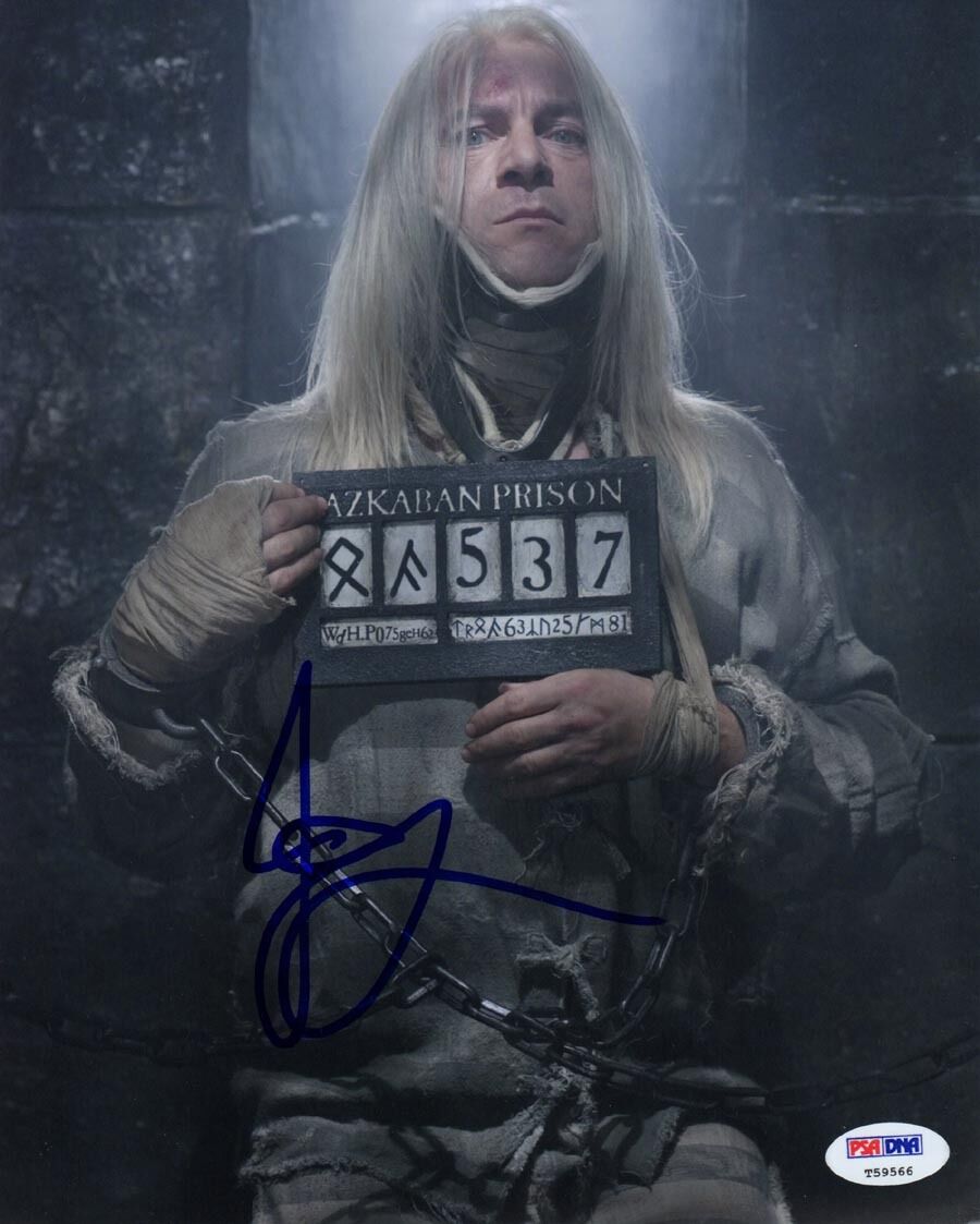 Jason Isaacs SIGNED 8x10 Photo Poster painting Lucius Malfoy Harry Potter PSA/DNA AUTOGRAPHED