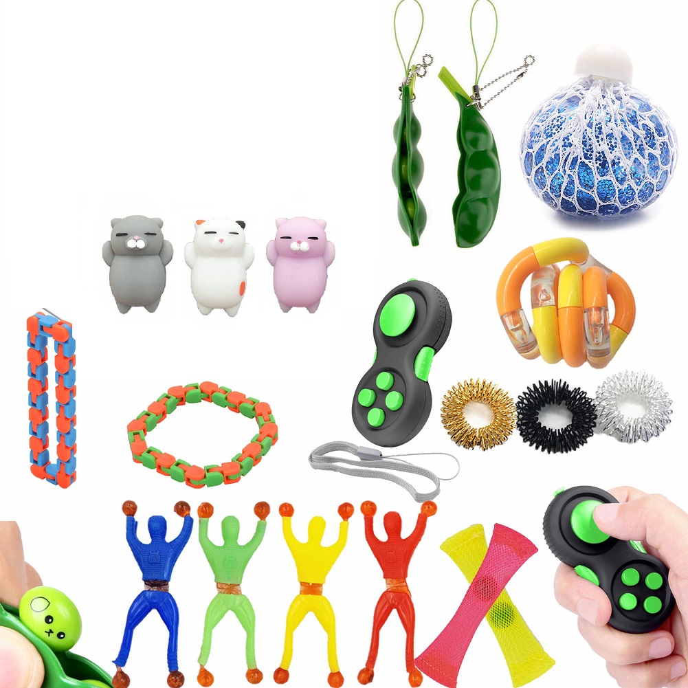 

19 pcs Fidget Toys Autism ADHD Children And Adults Stress Relief Toy Set, 501 Original