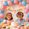 4pcs DIY Rhinestone Diamond Painting Glasses Frame No Lens (Birthday-1)