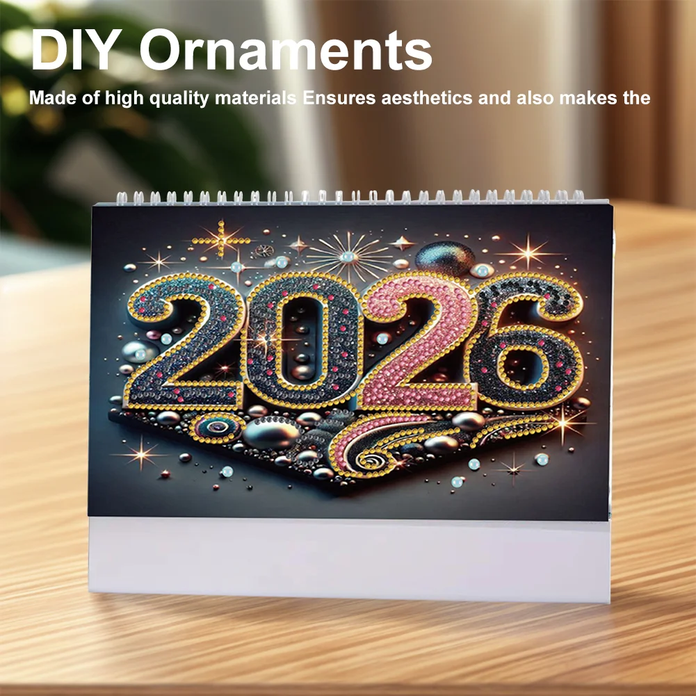 5D/DIY Calendar Crystal Painting Desk Calendars Kit Diamond Decorations Calendar