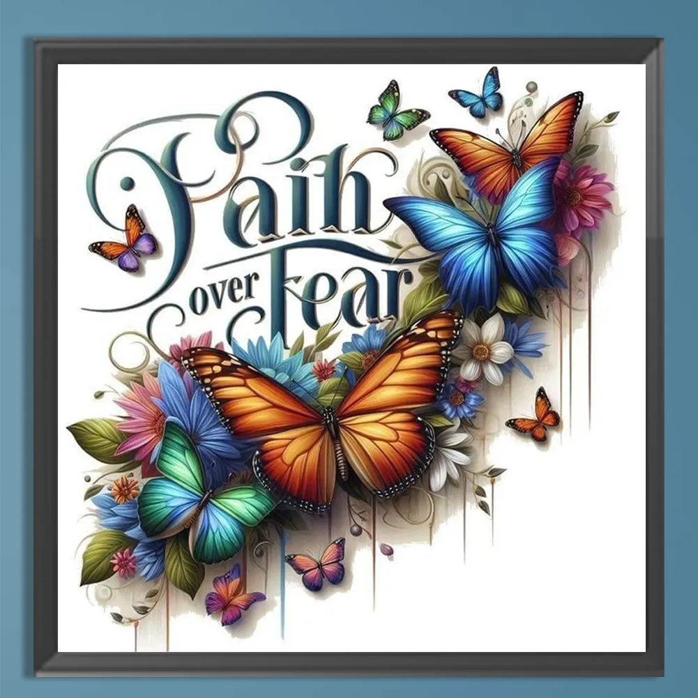 Diamond Painting - Full Square Drill - Butterfly(Canvas|35*35cm)