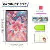 DIY Flowers A5 Special Shaped 50 Pages Diamond Painting Notebook