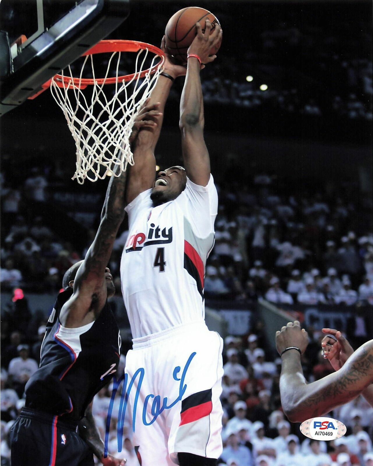 Maurice Harkless signed 8x10 Photo Poster painting PSA/DNA Portland Trailblazers Autographed