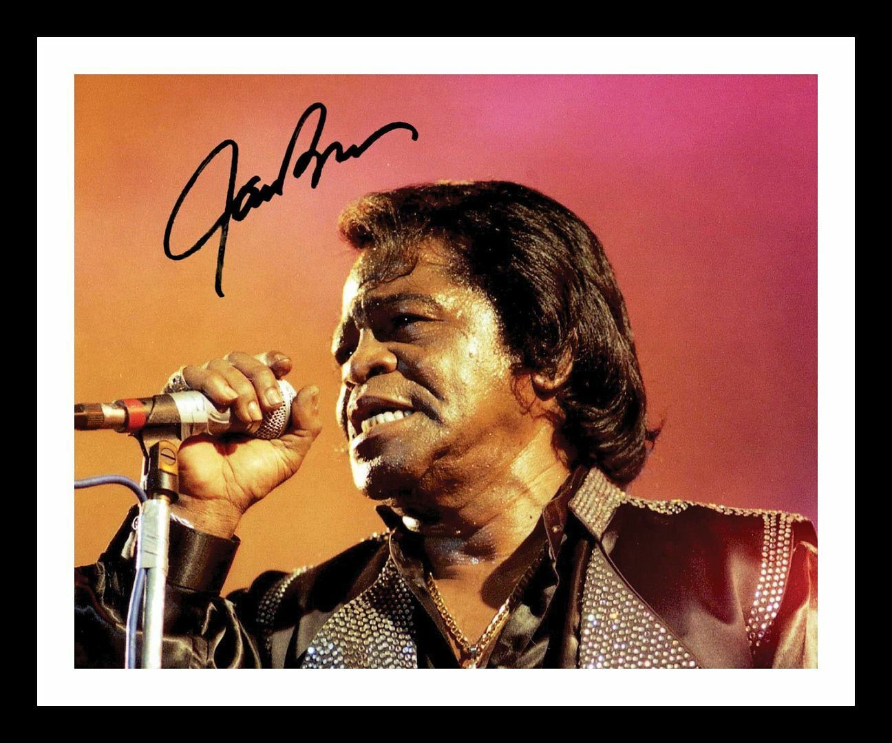 James Brown Autograph Signed & Framed Photo Poster painting 1