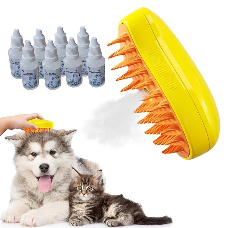Zakdavi Patented Exclusive Rechargeable Steam Pet Brush