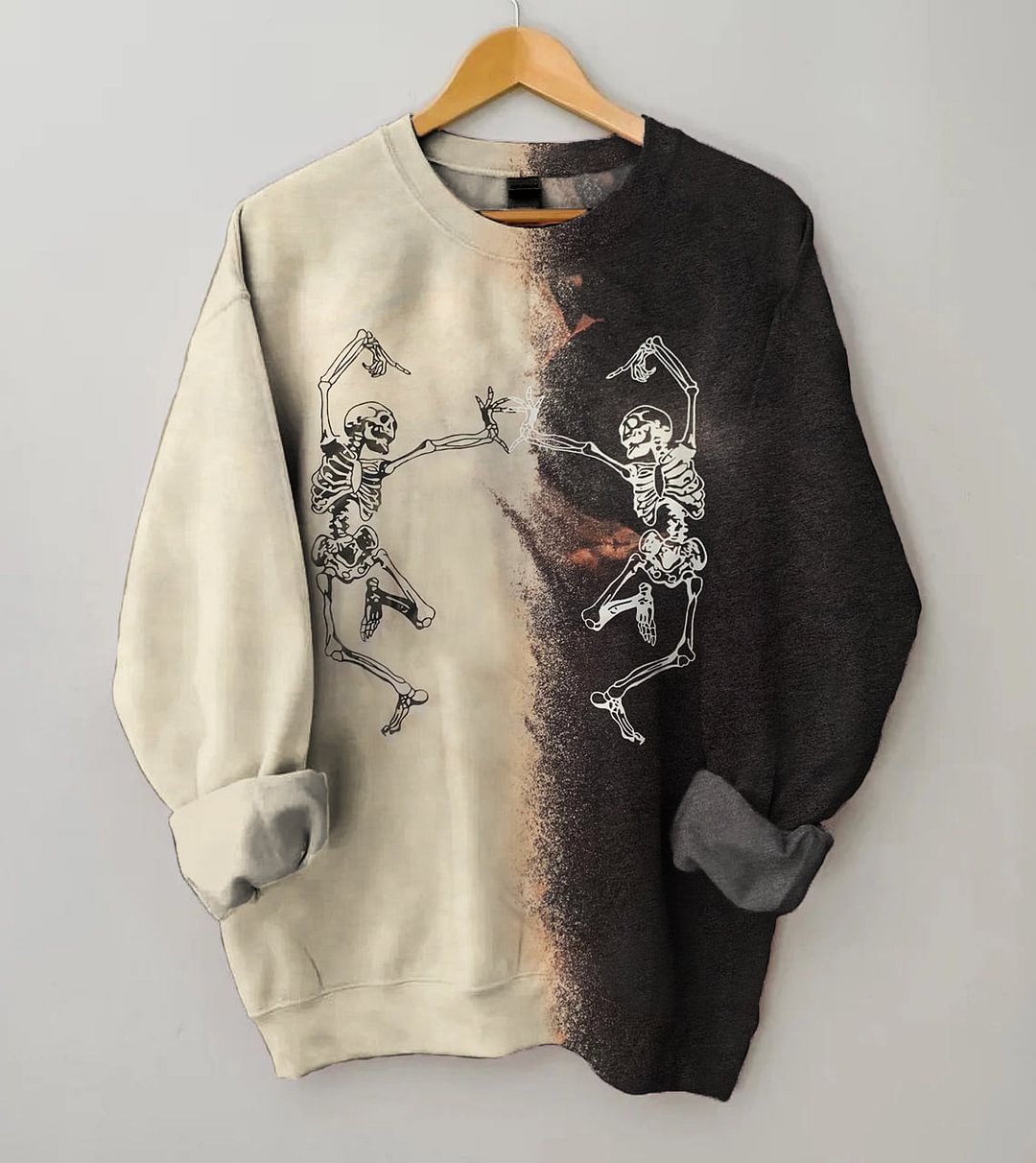Dancing Skeletons Halloween Sweatshirt
