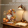 Diamond Painting Acrylic Single Sided November Gnome Ornaments Tabletop Home Office Decor