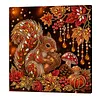 Squirrel Framed Special Shape Diamond Painting Kit 25x25cm for Adults