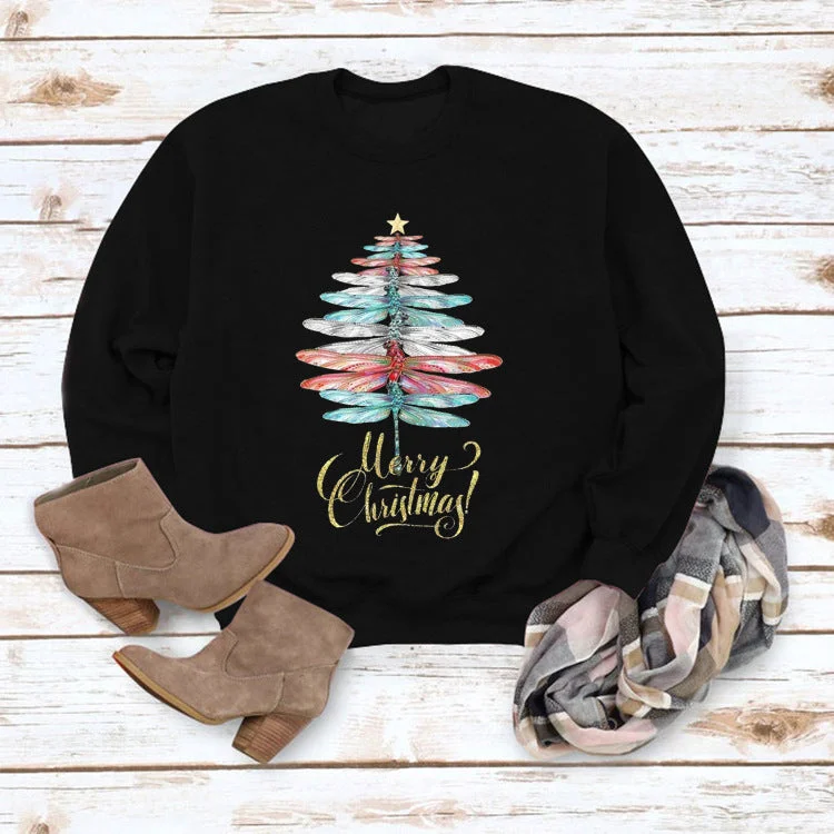 Annaletters-Merry christmas Sweatshirts-YF00268-Annaletters